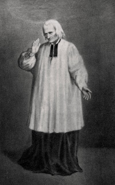 Jean-Marie Vianney, Cure dArs, francia pap, 1858 alkotó: Unbekannt