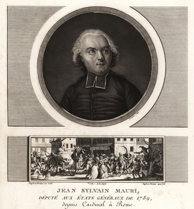 Jean-Sylvain Mauri vagy Jean-Sifrein Maury (1746-1817), francia bíboros, érsek és Montefiascone püspöke alkotó: Unbekannt