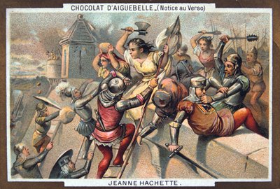 Jeanne Hachette védelmezi Beauvais-t, 1472, 19. század alkotó: Unbekannt