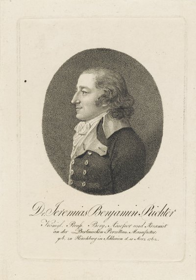 Richter Jeremiah Benjamin 1762-1807, c. 1800 alkotó: Unbekannt
