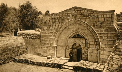 Jeruzsálem – Szűzanya temploma, 1918-c1939. alkotó: Unbekannt