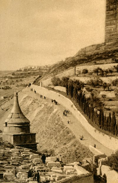 Jeruzsálem – Absolon sírja, 1918-c1939. alkotó: Unbekannt