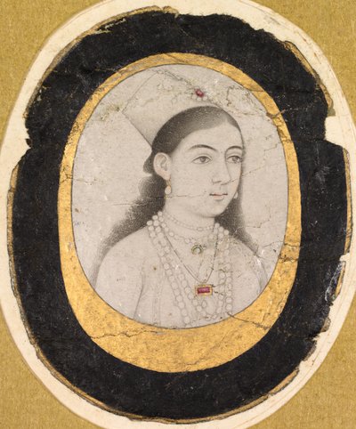 Egy fiatal lány ékszerportréja, c. 1660. alkotó: Unbekannt