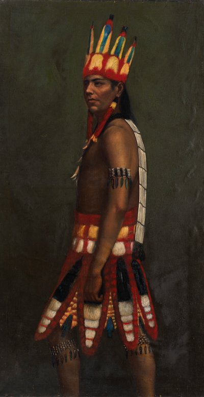 Jivaro indián, kb. 1890-1892. alkotó: Unbekannt