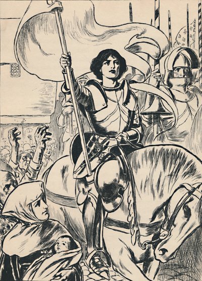 Joan a hadsereg élén, 1907 alkotó: Unbekannt