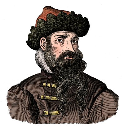 Johann Gutenberg német fémmunkás és feltaláló, 16. század, 1870. alkotó: Unbekannt