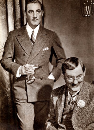 John 1882-1942 és Lionel 1878-1954 Barrymore amerikai színpadi és filmszínészek alkotó: Unbekannt