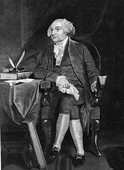 John Adams 1735-1826, az USA második elnöke 1797-1801 alkotó: Unbekannt