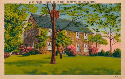 John Alden House, Duxbury, Massachusetts, 1940-es évek alkotó: Unbekannt