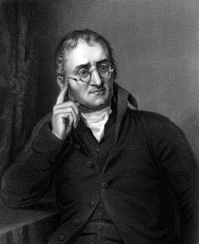 John Dalton, angol kémikus, 1860 alkotó: Unbekannt