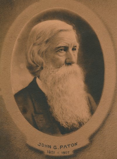 John Gibson Paton 1824-1907, skót születésű protestáns misszionárius, 1910-es évek alkotó: Unbekannt