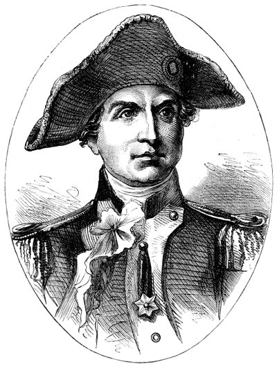 John Paul Jones, a függetlenségi háború amerikai haditengerészeti parancsnoka, 1880 alkotó: Unbekannt