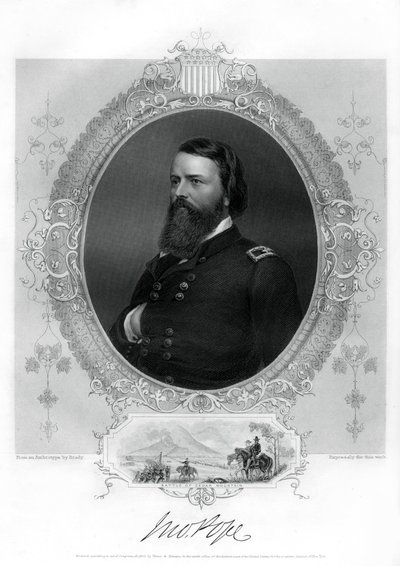 John Pope, az amerikai polgárháború uniós tábornoka, 1862-1867 alkotó: Unbekannt