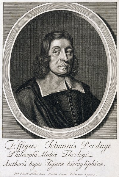 John Pordage angol rektor, asztrológus és misztikus, 1670-es évek alkotó: Unbekannt
