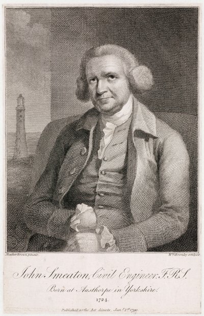 John Smeaton angol gépész- és építőmérnök, 1780-as évek alkotó: Unbekannt