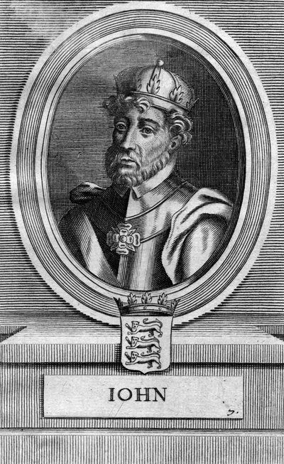 John of England, 1167-1216 alkotó: Unbekannt