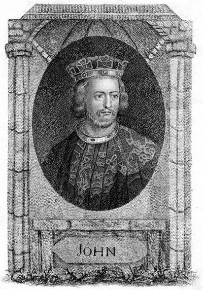 John of England, 1167-1216 alkotó: Unbekannt