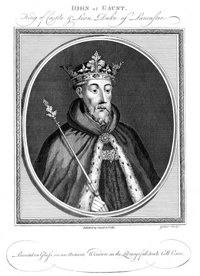 John of Gaunt, Lancaster hercege 1340-1399 alkotó: Unbekannt