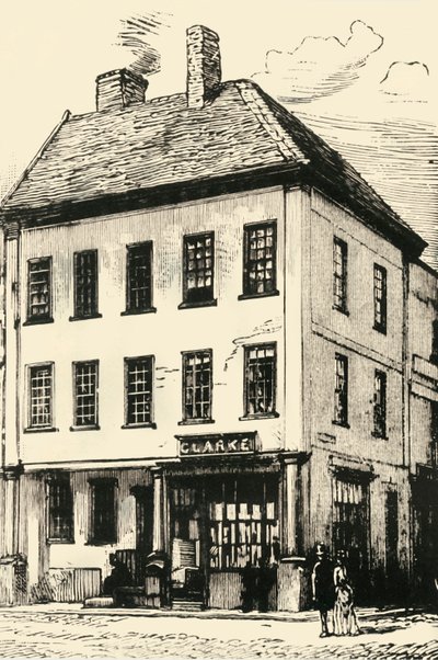 Johnsons születési helye Lichfieldben, 1902. alkotó: Unbekannt