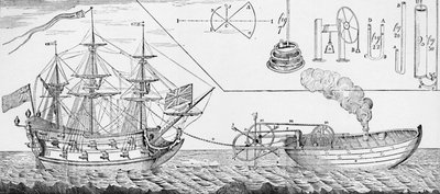 Jonathan Hullss gőzvontató, 1736, 1904 alkotó: Unbekannt
