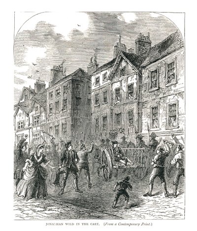 Jonathan Wild a kocsiban, 1878 alkotó: Unbekannt