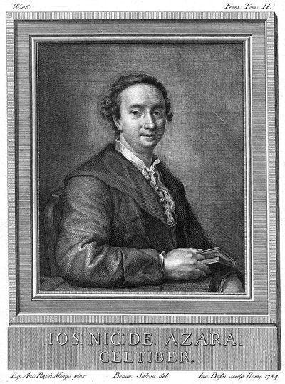 Jose Nicolas de Azara 1731-1804, spanyol diplomata, a művészet és az irodalom mecénása, 1784 alkotó: Unbekannt