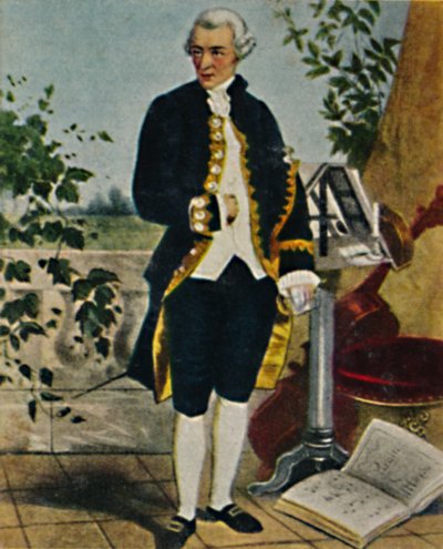 Joseph Haydn 1732-1809. - Hammann festménye, 1934. alkotó: Unbekannt