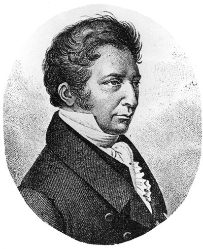 Joseph Louis Gay-Lussac francia kémikus, fizikus és ballonos, 1824 alkotó: Unbekannt