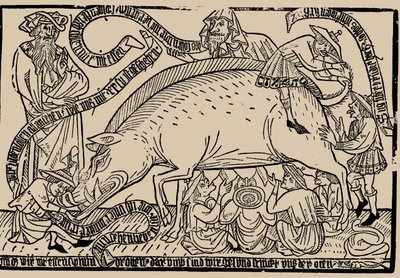 Judensaui zsidók vetnek, 1470 körül. alkotó: Unbekannt