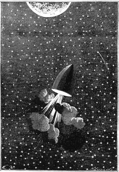 Jules Verne 1828-1905, A Hold körül, 1865 alkotó: Unbekannt