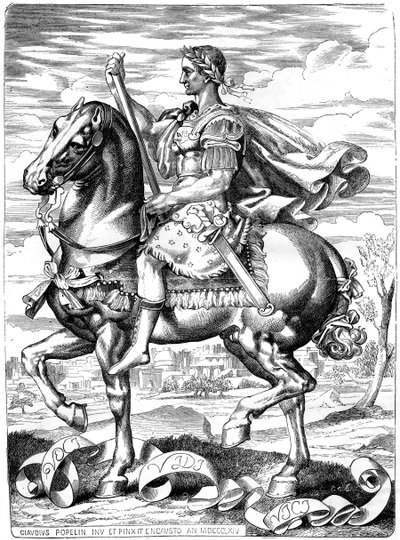Julius Caesar, római hadvezér és államférfi, Kr.e. I. század 1882-1884 alkotó: Unbekannt