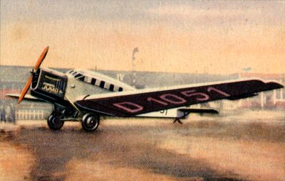 Junkers G 24 Diesel utasszállító repülőgép, 1920-as évek, 1932. alkotó: Unbekannt