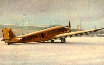 Junkers Ju 52 repülőgép, 1932. alkotó: Unbekannt
