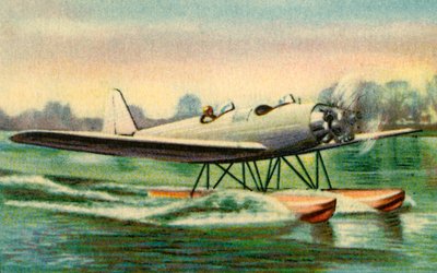 Junkers L 50 Junior hidroplán, 1932. alkotó: Unbekannt