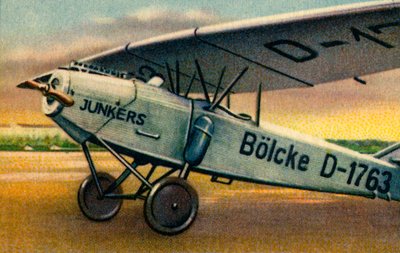 Junkers T 26E repülőgép, 1920-as évek, 1932. alkotó: Unbekannt