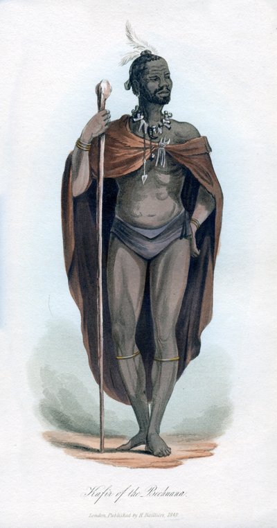 A becsuánai kafir, 1848 alkotó: Unbekannt