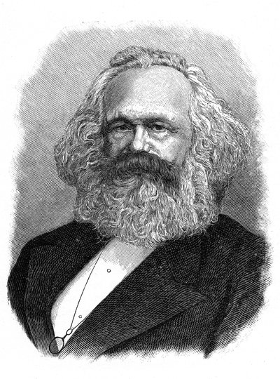 Karl Marx, a 19. századi német politikai, társadalom- és közgazdasági teoretikus alkotó: Unbekannt