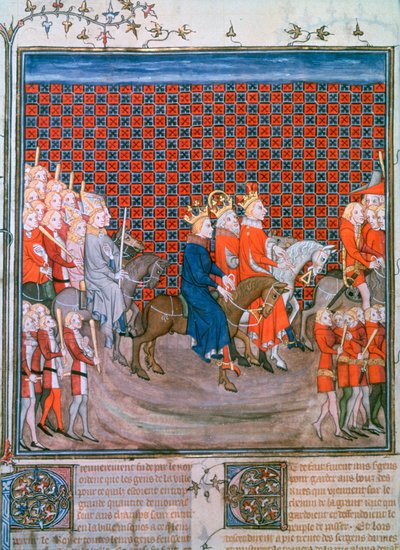 IV. Károly király belép Párizsba, 1375-1379 alkotó: Unbekannt