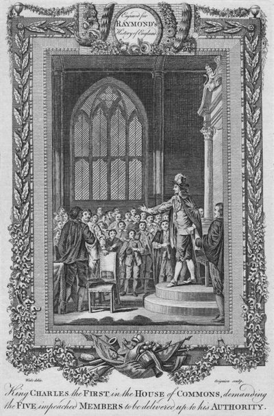 Első Károly király az alsóházban, 1787 alkotó: Unbekannt