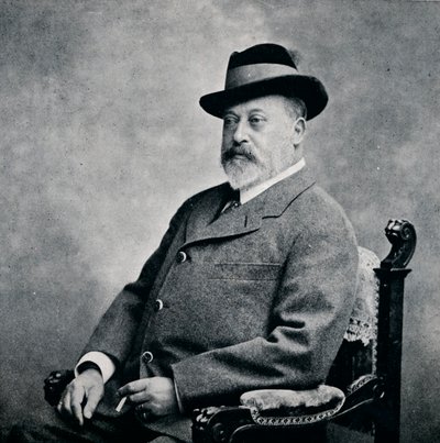 VII. Edward király tiroli kalapban, 1903 1911 alkotó: Unbekannt