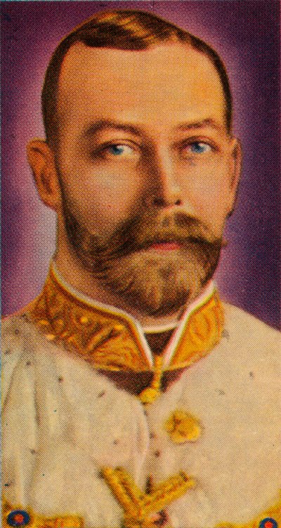 V. György király a parlament első állami megnyitóján, 1911-ben, 1935-ben alkotó: Unbekannt
