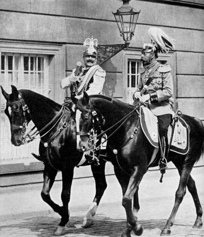 V. György brit király és II. Vilmos német császár, 1913, 1951 alkotó: Unbekannt