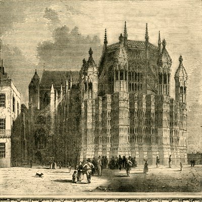VII. Henrik király kápolnája, 1881. alkotó: Unbekannt
