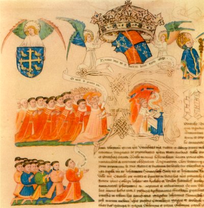 „VI. Henrik király a Lordok és a Commons képviselőivel”, 1446, 1947. alkotó: Unbekannt