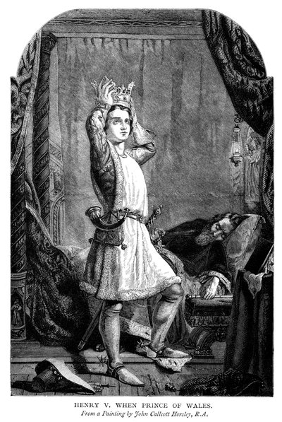V. Henrik király 1387-1422, amikor Wales hercege volt alkotó: Unbekannt