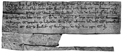 King Johns oklevele, 1207 1910 alkotó: Unbekannt