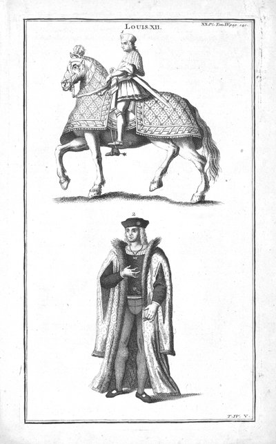 XII. Lajos király, 1760. alkotó: Unbekannt
