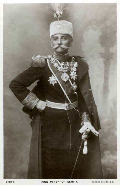 I. Péter szerb király, c1903-c1918 alkotó: Unbekannt