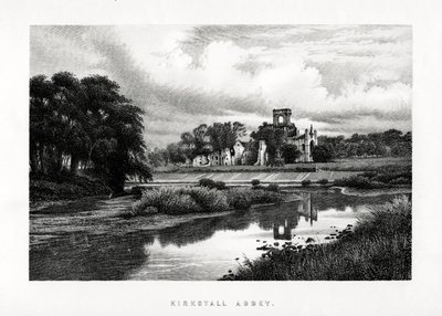 Kirkstall Abbey, Leeds, Yorkshire, 1896 alkotó: Unbekannt