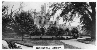 Kirkstall Abbey, Leeds, Yorkshire, 1920-as évek alkotó: Unbekannt